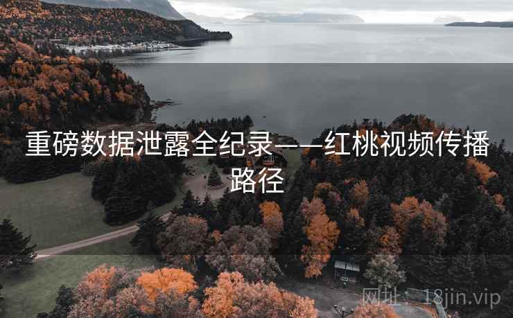 重磅数据泄露全纪录——红桃视频传播路径